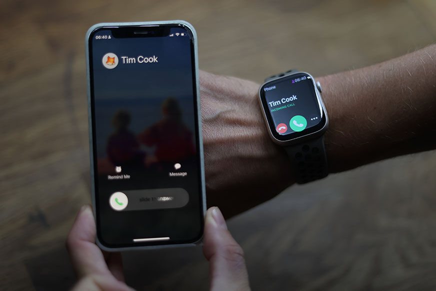 apple watch appel et messages notifications